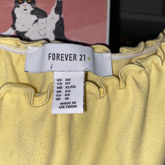 yellow off the shoulder top - Picture 2 of 2